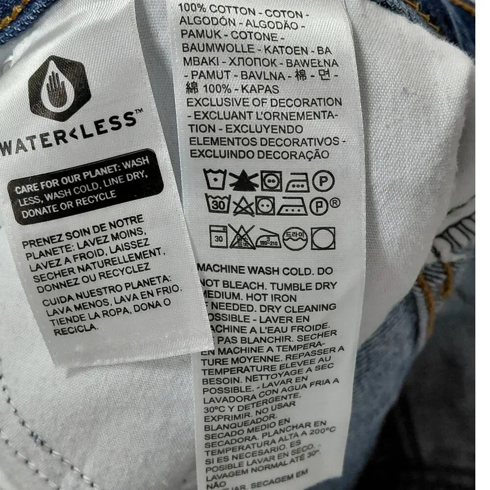 LEVI STRAUSS Blue 94 Baggy Stretch Jeans Relaxed Denim Size 29